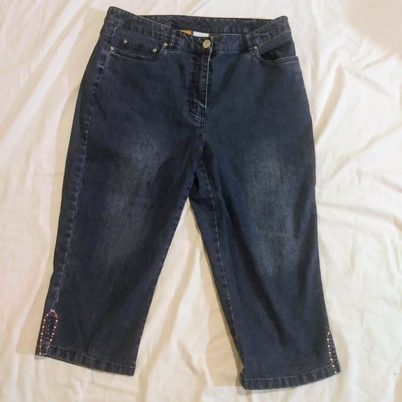 ruby rd denim capris
